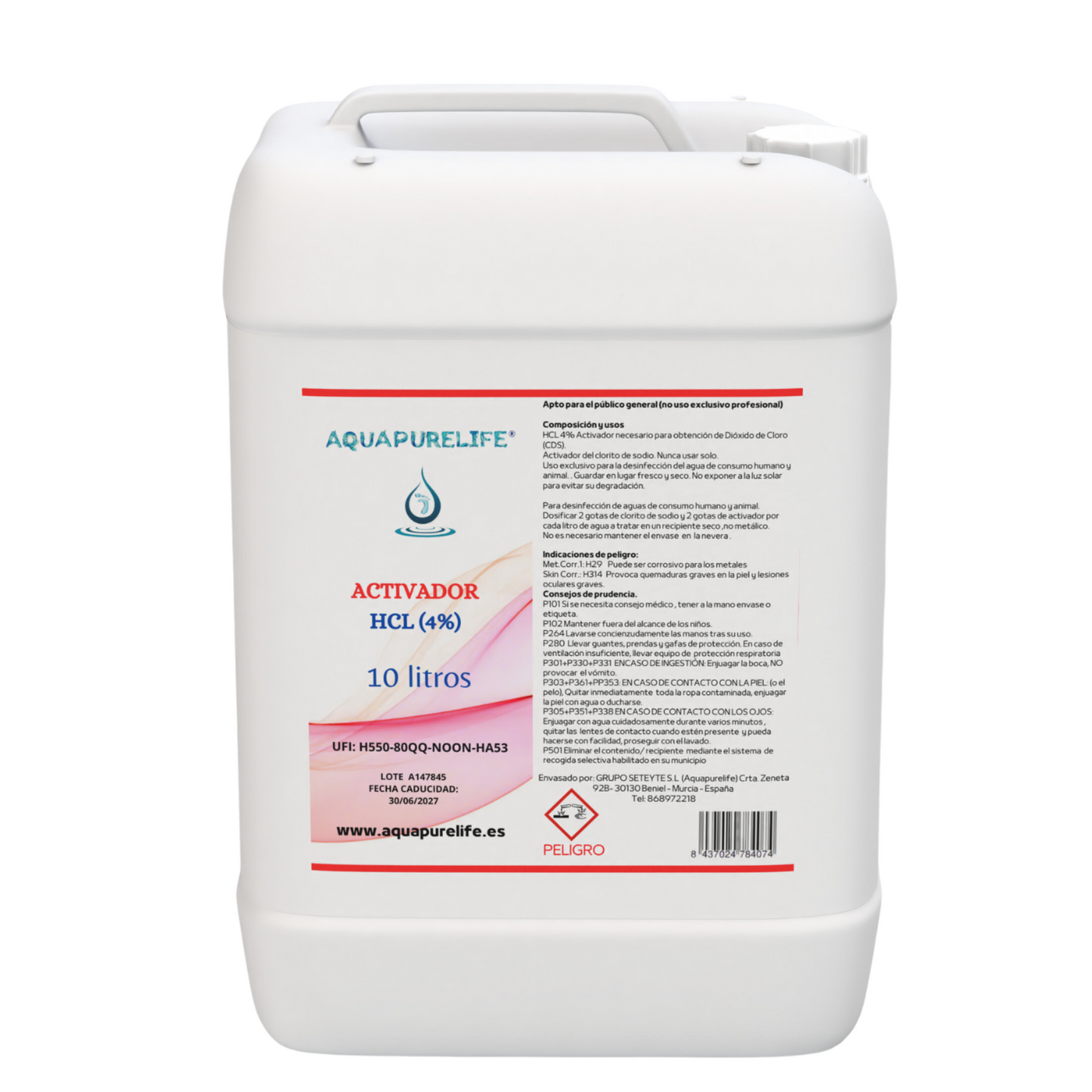 4% HYDROCHLORIC ACID - 1 LITER