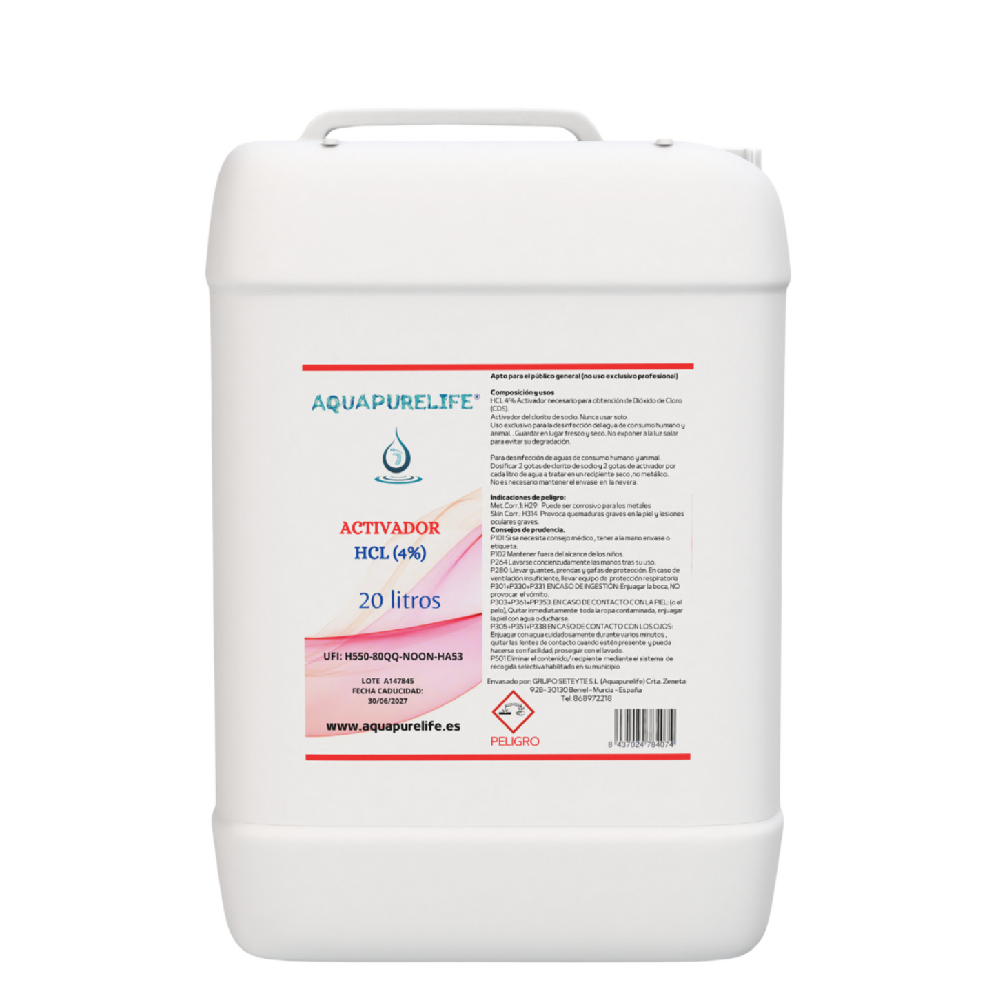 4% HYDROCHLORIC ACID - 1 LITER